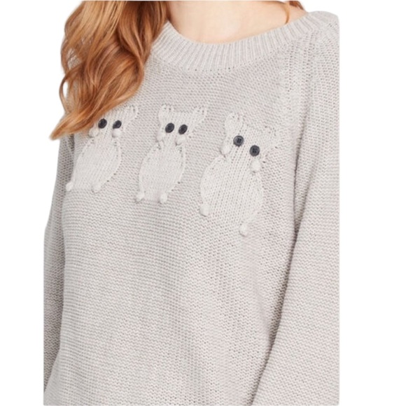 Modcloth Critter Credibility Mouse Sweater in Gray NEW - Picture 6 of 9